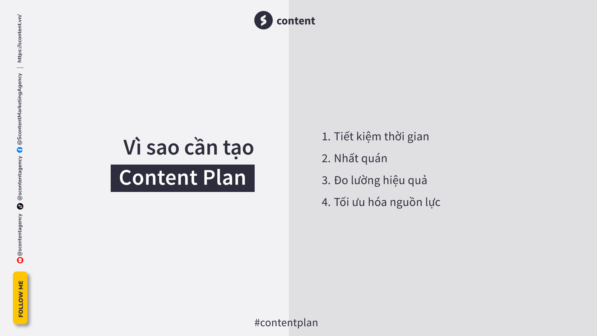 Vai trò của Content Plan