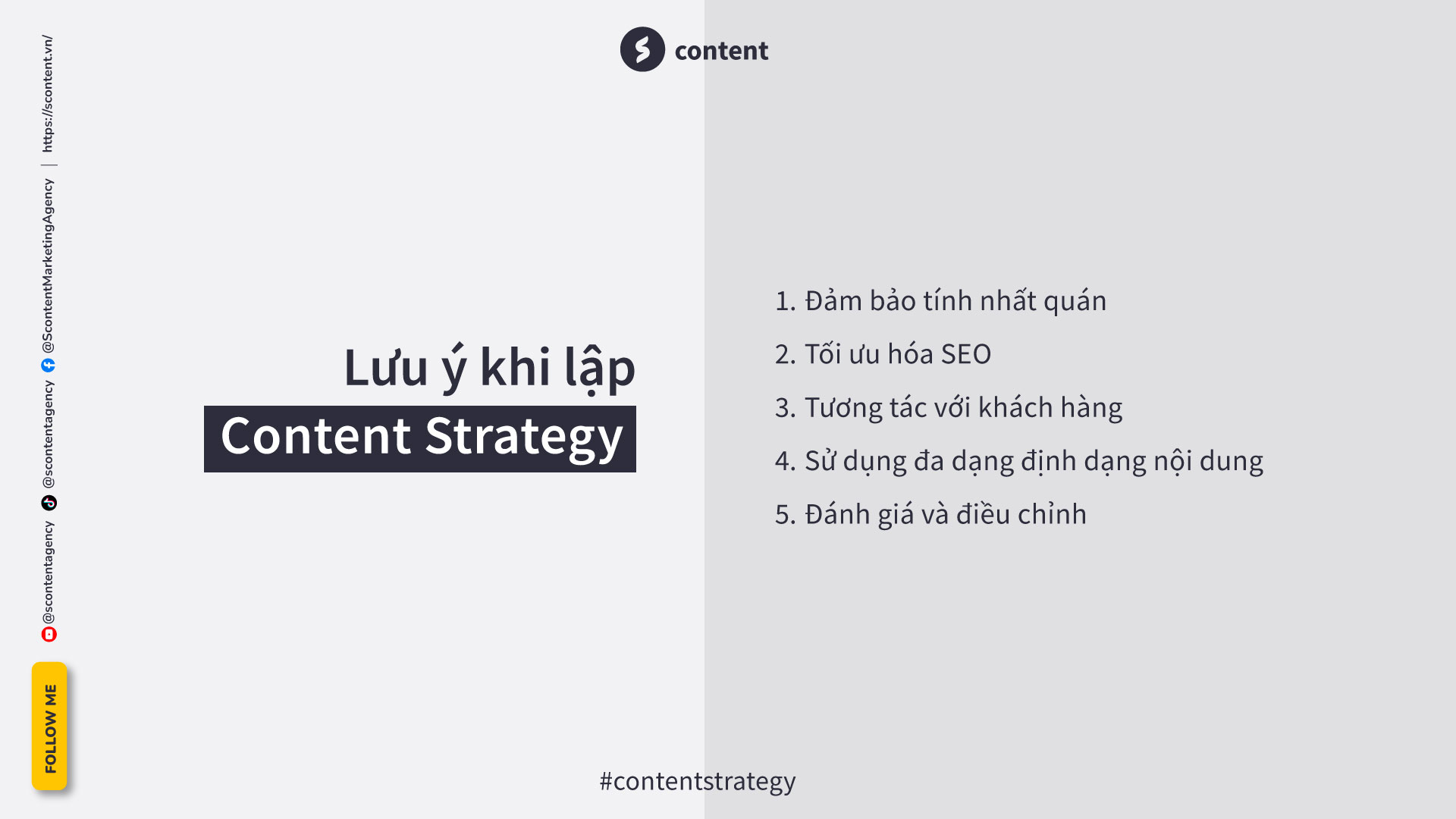 Lưu ý khi xây dựng Content Strategy